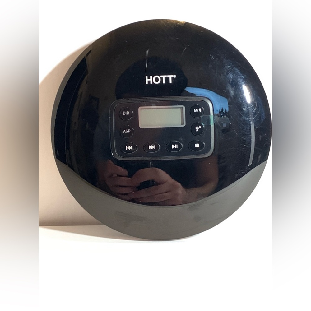 HOTT CD711T - Black - Portable Bluetooth CD PlayeR